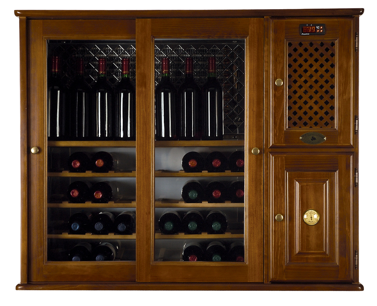 wooden wine cabinet